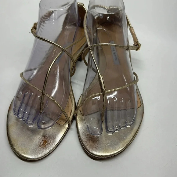 Emme Parsons String in Gold Napa - size 9 - Picture 3 of 16